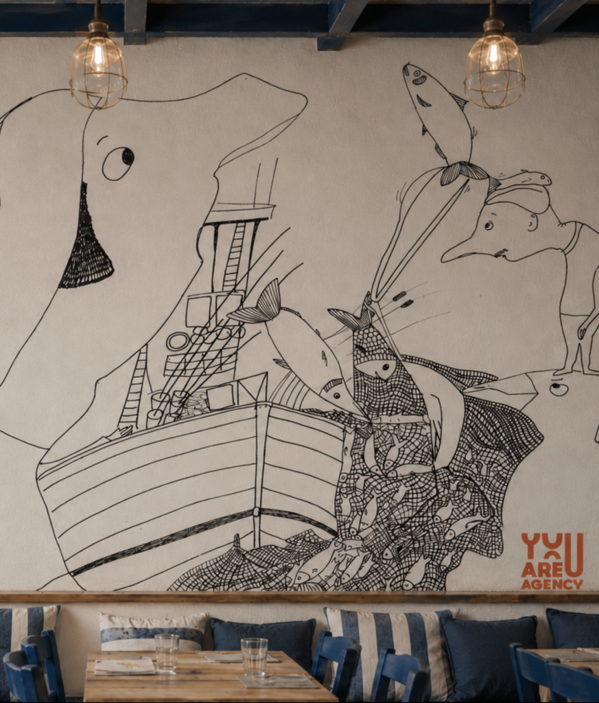 fishermen mural